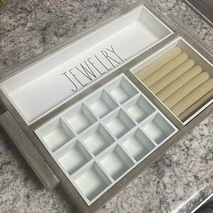 Rae Dunn Grey Jewelry Vanity Organizer Tray